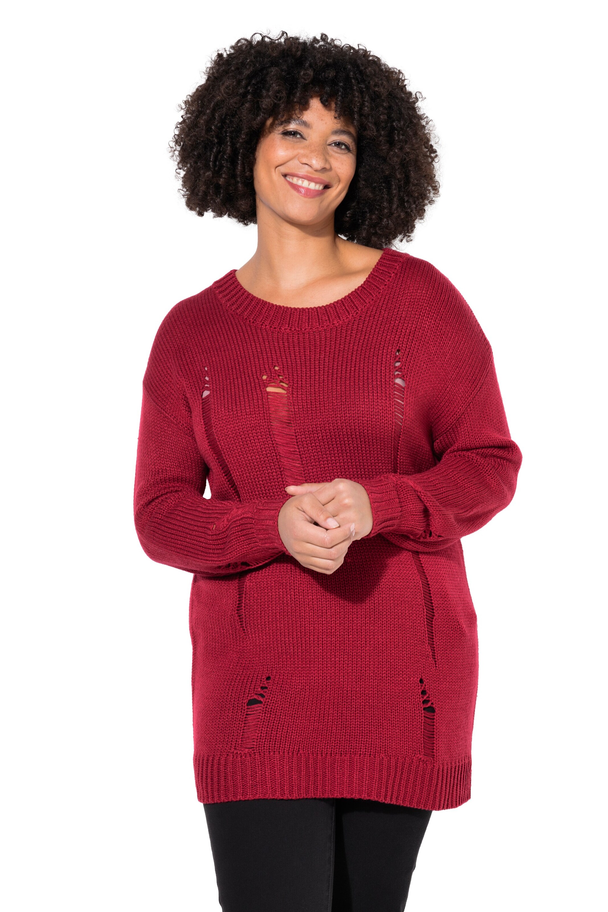 Angel of Style Pullover in Rot: Vorderseite