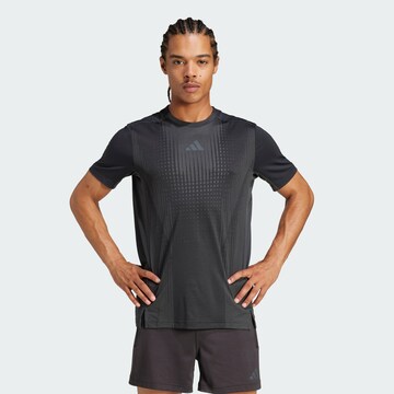 T-Shirt fonctionnel 'Airchill' ADIDAS PERFORMANCE en noir : devant