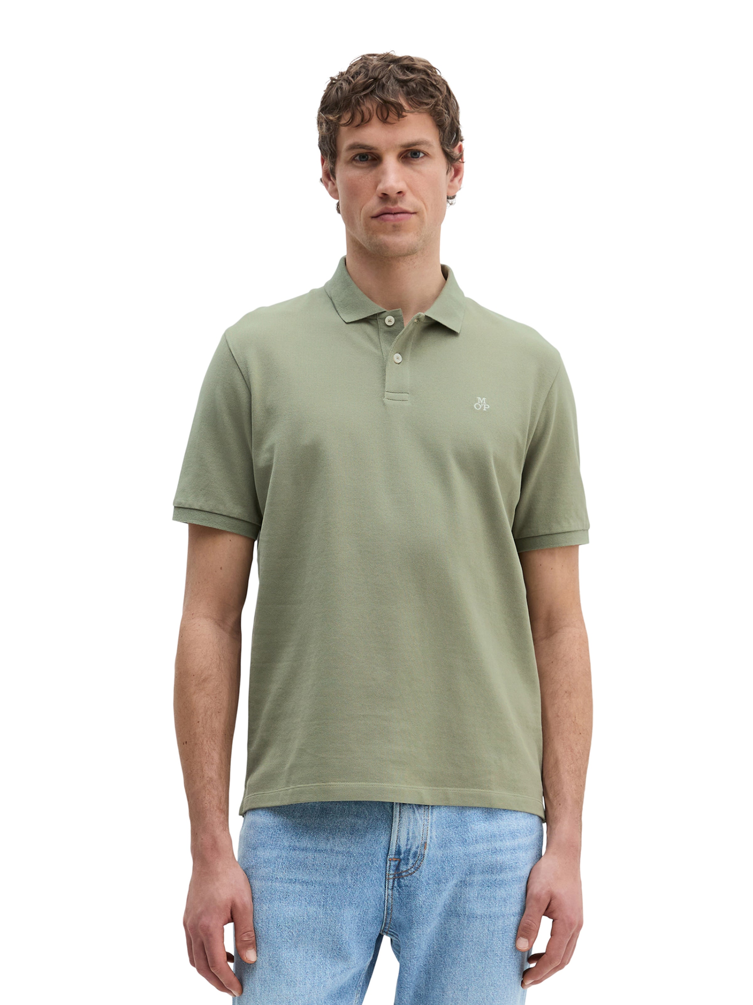 žalia Marc O'Polo Marškinėliai: priekis