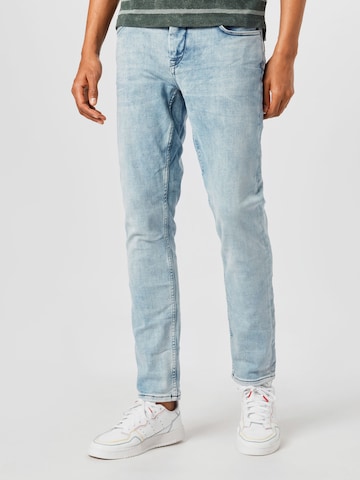 No Excess Slim fit Jeans in Blue: front