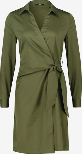 zero Hemdblusenkleid mit Wickeloptik in grün, Produktansicht