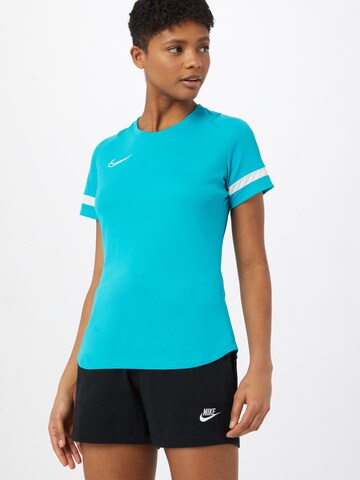 NIKE Functioneel shirt 'Academy 21' in Blauw: voorkant