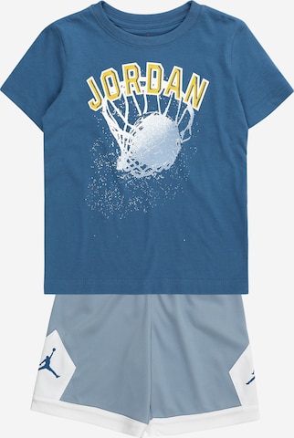 Tuta da jogging di Jordan in blu: frontale