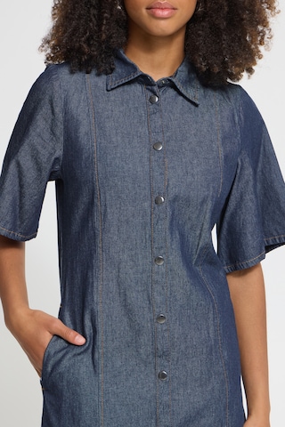 ICHI Dress in Blue