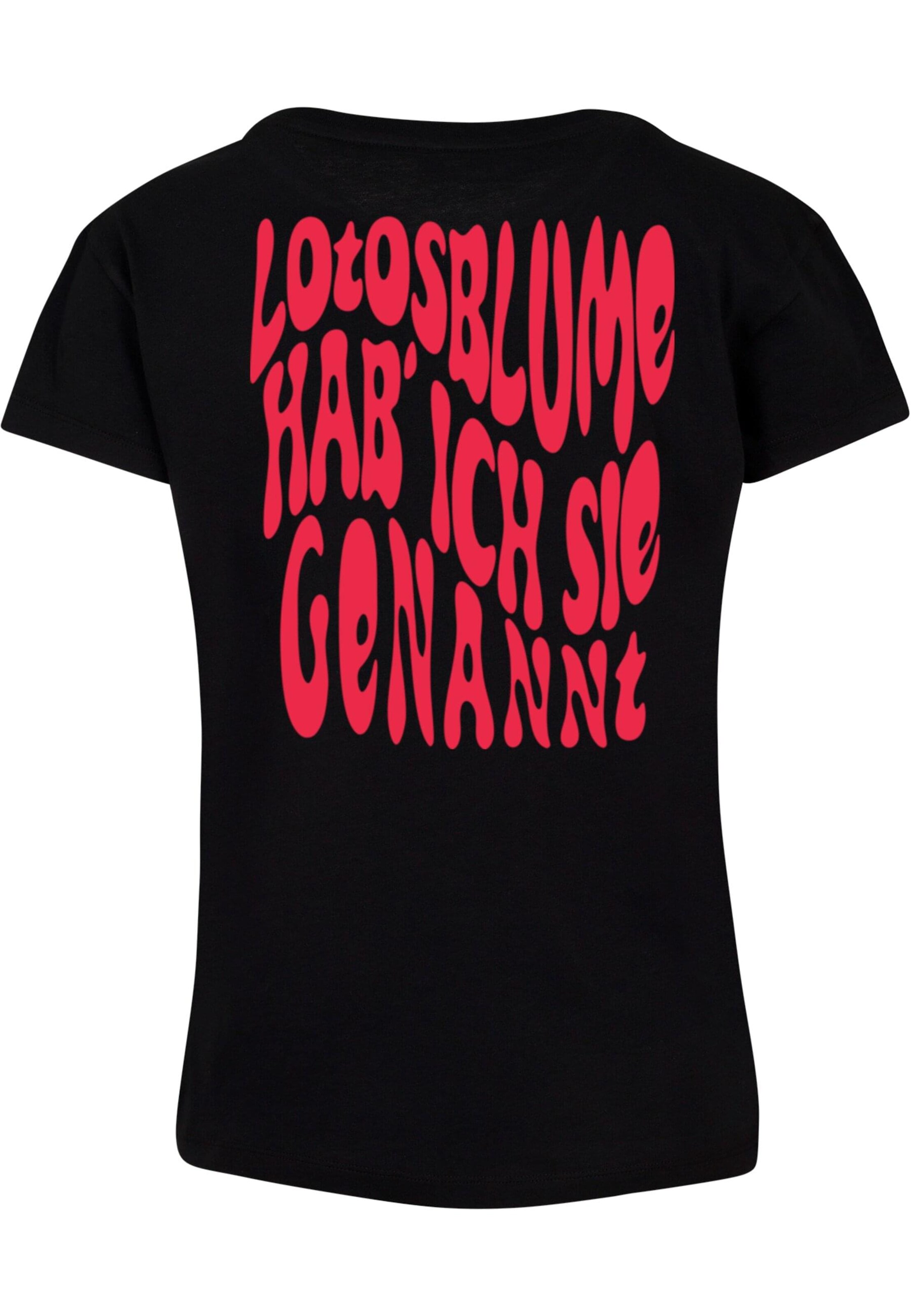 T-shirt 'Die Flippers - Lotosblume' Merchcode en noir