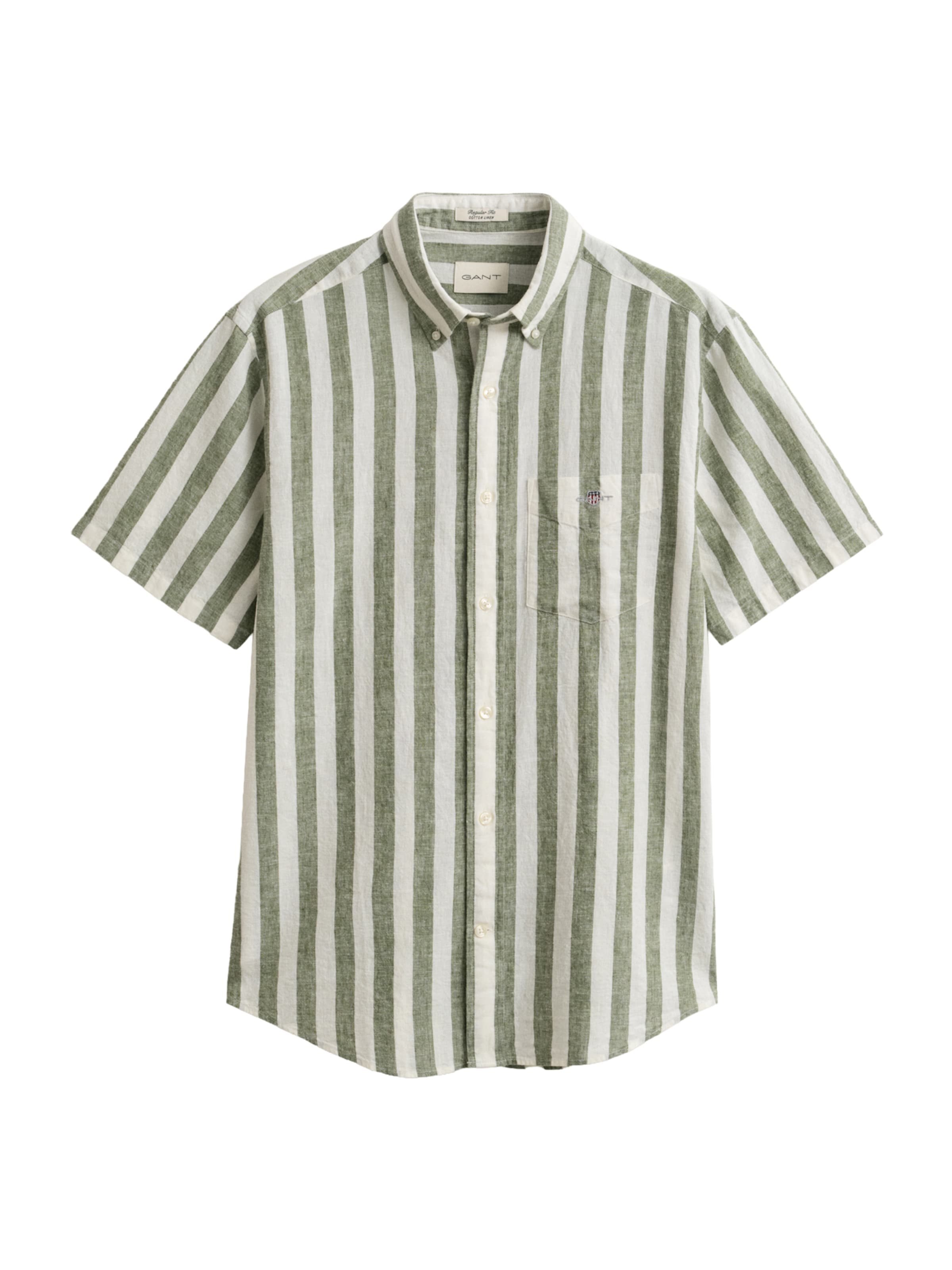 GANT Regular Fit Skjorte i grøn: forside