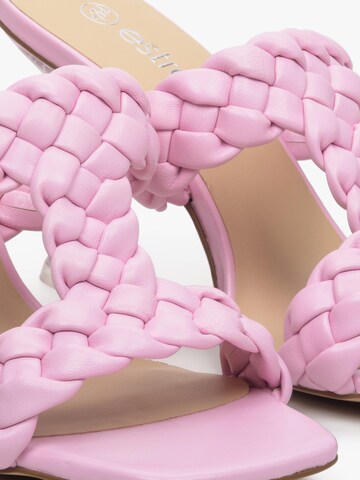 Estro Pantolette '2299-2'‌‌‌‌‌‌ in Pink