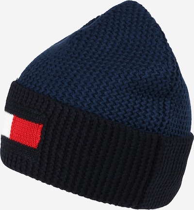 TOMMY HILFIGER Mössa i marinblå / nattblå / melon / vit, Produktvy