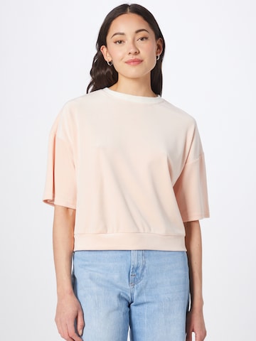 ONLY - Camiseta 'REBEL' en naranja: frente