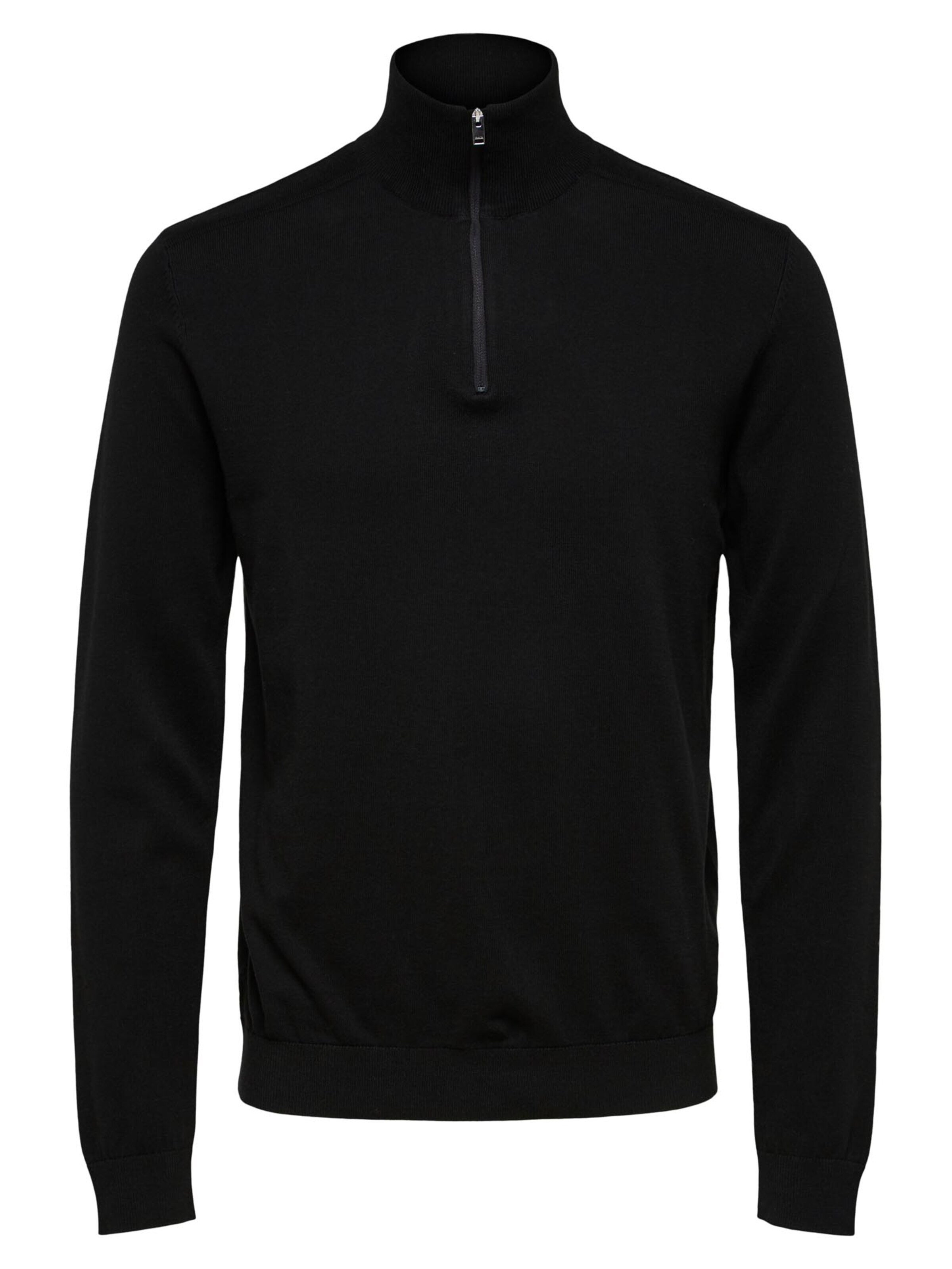 SELECTED Sweater 'Berg' in Black: front