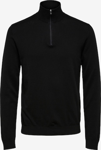 SELECTED Sweater 'Berg' in Black: front