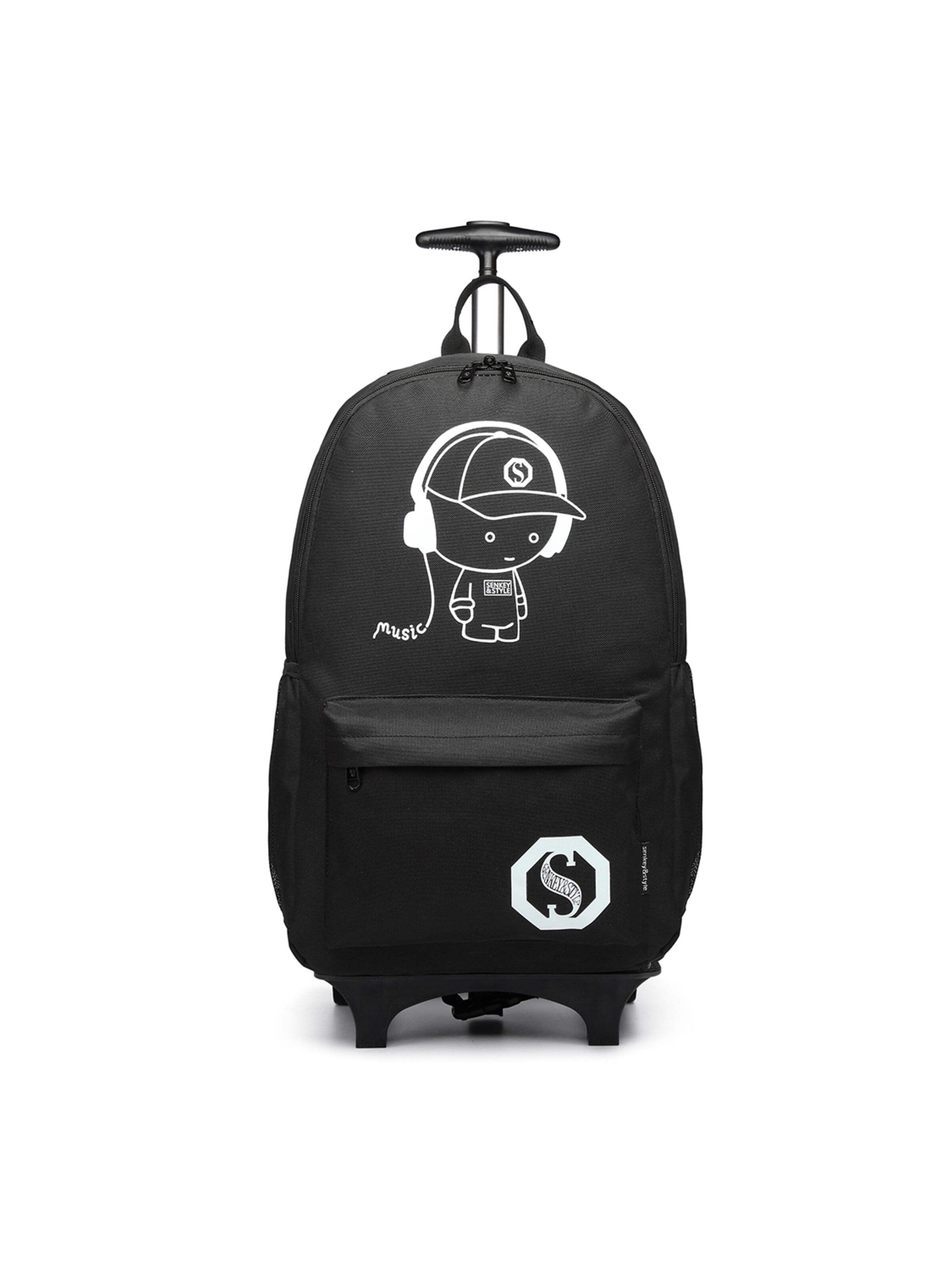 Kono Backpack in Black: front