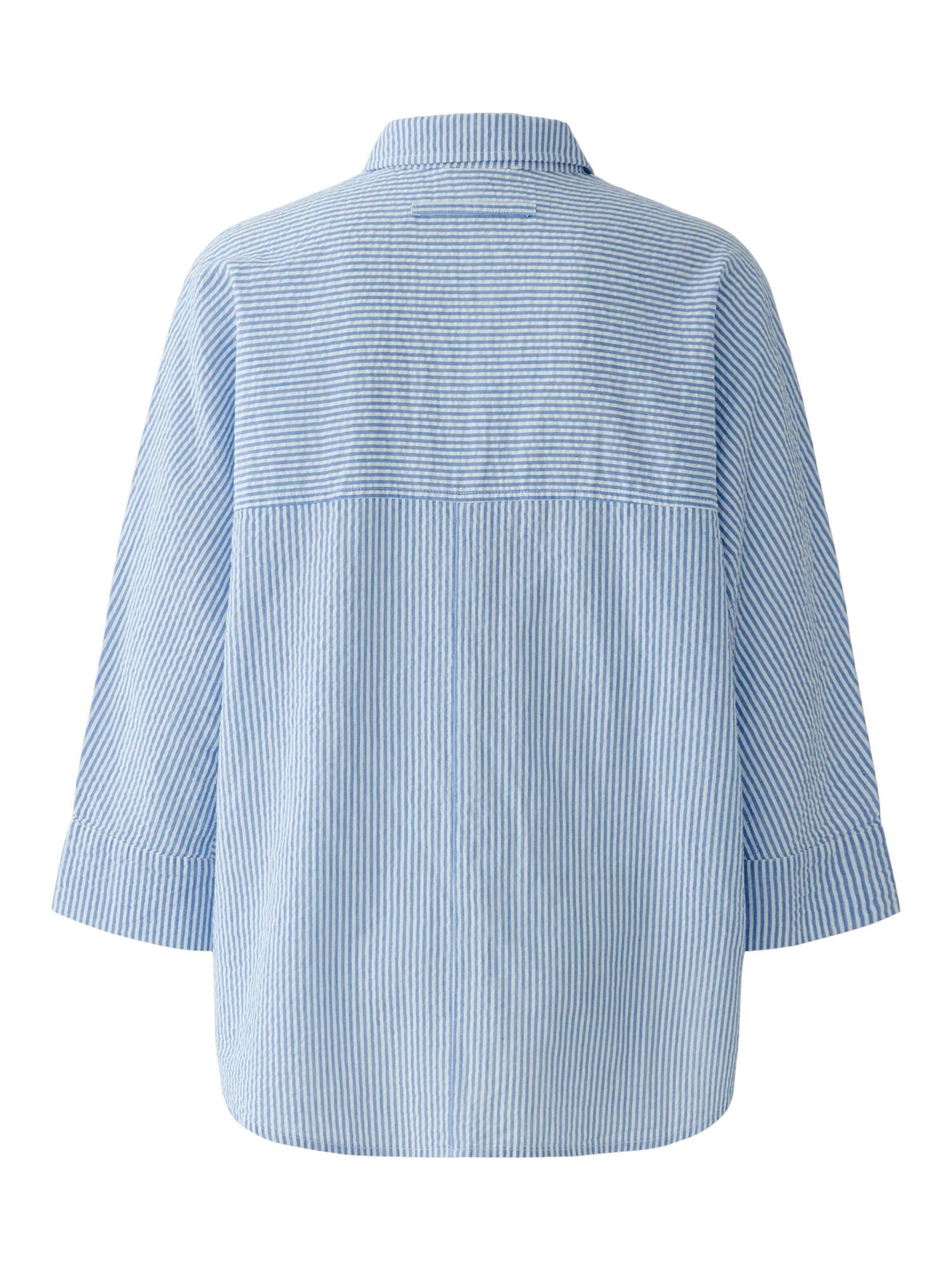 OUI Bluse in Blau