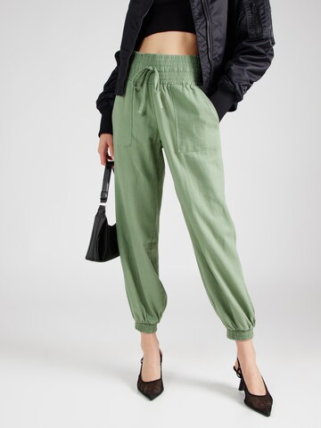 Effilé Pantalon 'ONLPALMA' ONLY en vert : devant