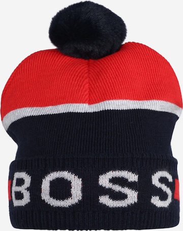BOSS Kidswear Mütze in Blau: front