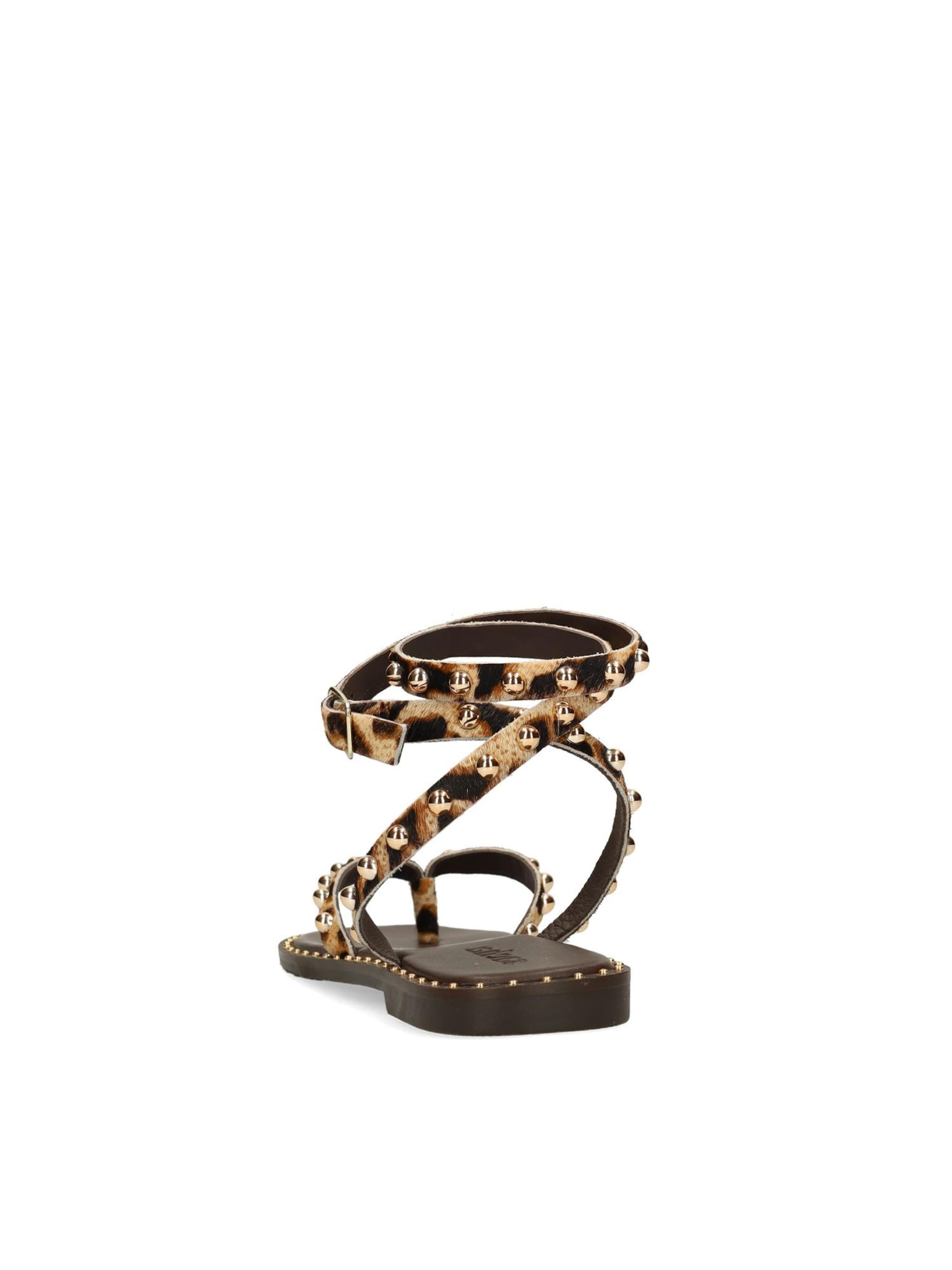 Tongs SACHA en marron