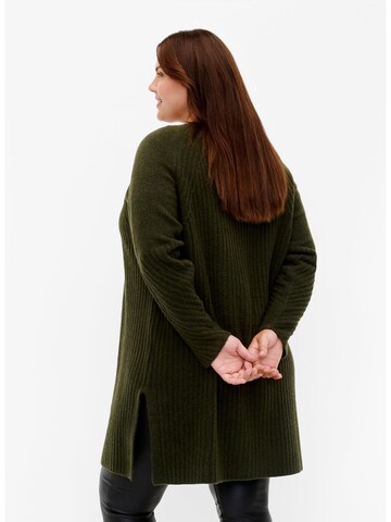 Cardigan 'Mcomfy' Zizzi en vert