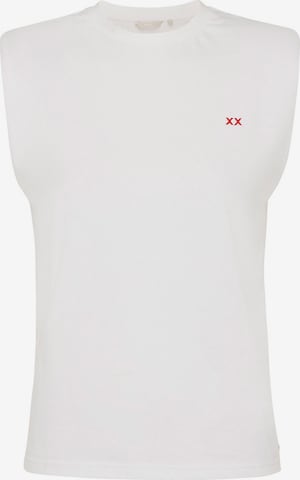 MEXX Top w kolorze biały: przód