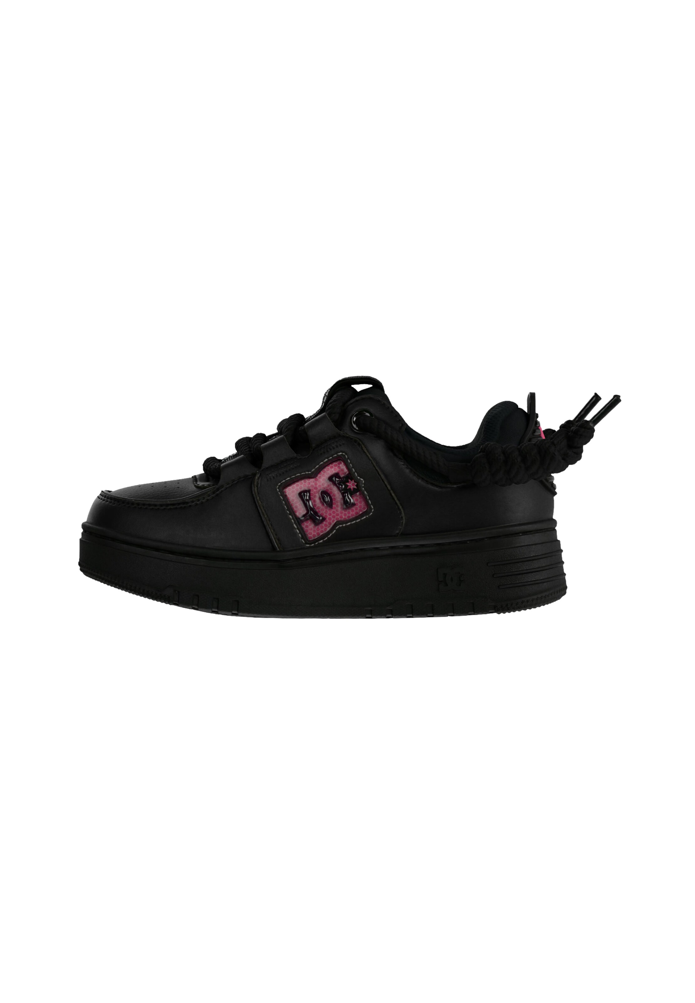 DC Shoes Matalavartiset tennarit 'BRATEN' värissä musta: etupuoli