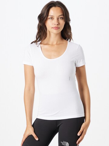HUGO T-shirt i vit: framsida