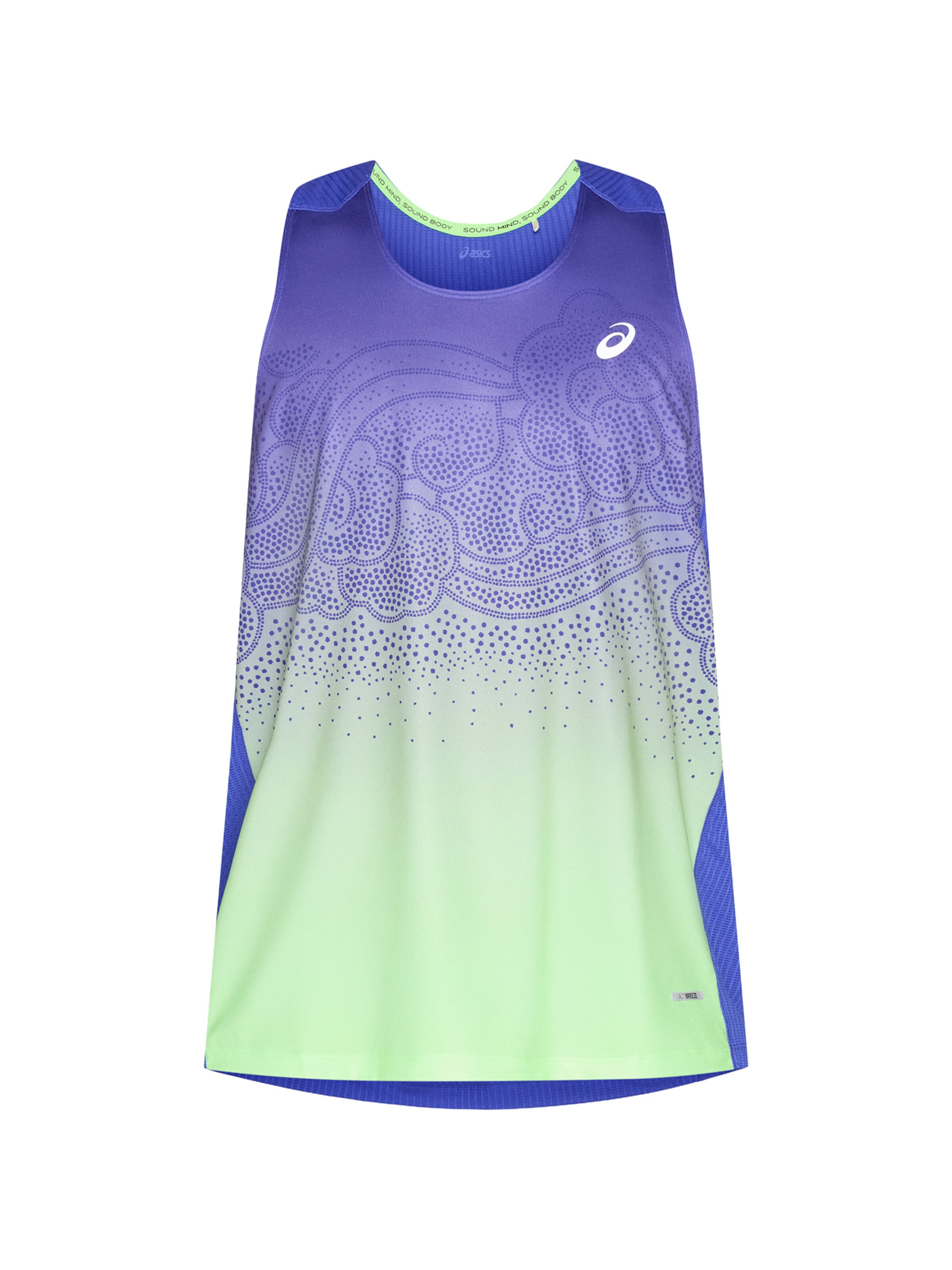 ASICS Toiminnallinen paita 'ROAD' värissä sininen: etupuoli