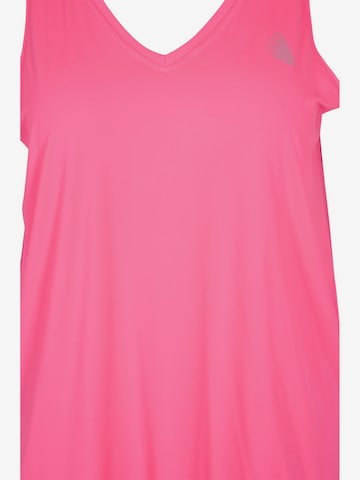 Active by Zizzi Sporttop 'ABASIC' in Roze