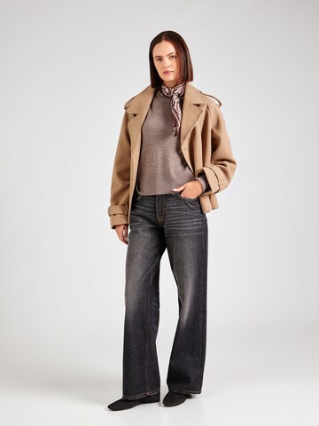 Pull-over rosemunde en marron