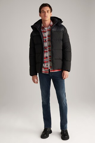 JOOP! Jeans Winter Jacket 'Joshas' in Black