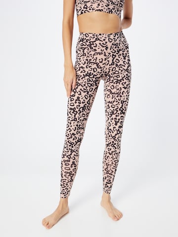 Hey Honey Skinny Sportbroek 'Misty' in Roze: voorkant