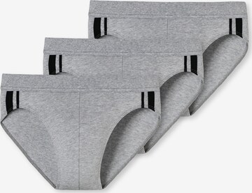 SCHIESSER Slipy – šedá: přední strana
