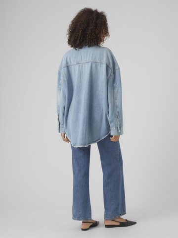 VERO MODA Bluse 'RIVER' in Blau
