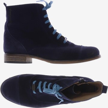 Gudrun Sjödén Dress Boots in 40 in Blue: front