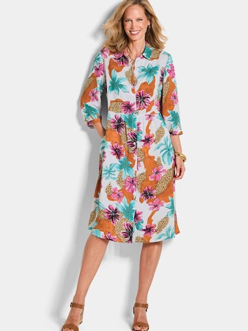 Robe-chemise Goldner en mélange de couleurs : devant