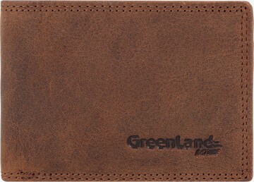 Greenland Nature Wallet 'Montenegro' in Brown: front