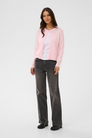Cardigan Kaffe en rose