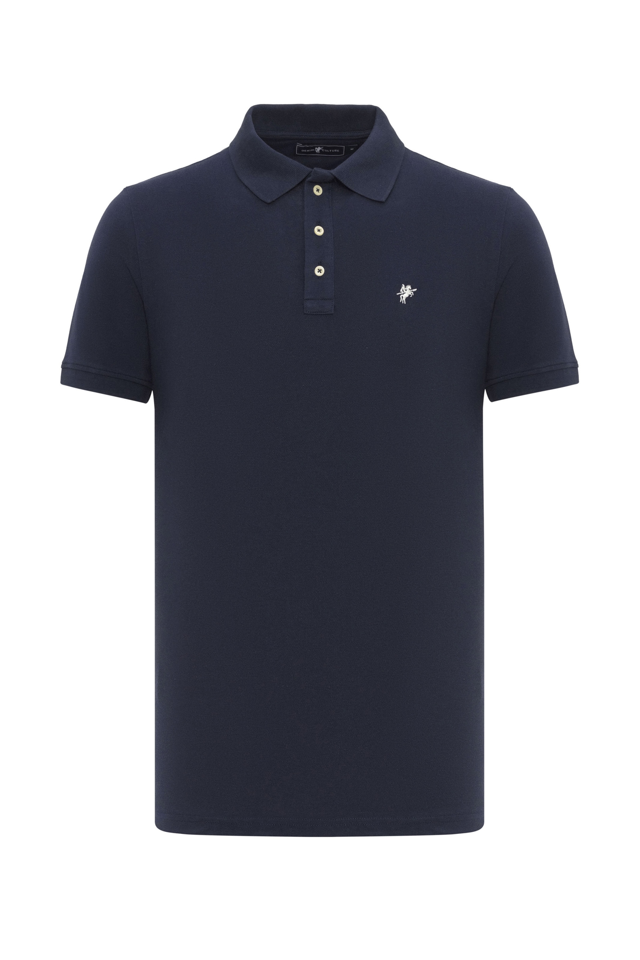 DENIM CULTURE Shirt Matt in Navy ABOUT YOU