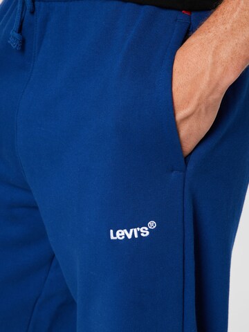 LEVI'S ® Avsmalnet Bukse 'Red Tab Sweatpant' i blå