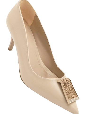 Limoya Slingback Pumps 'Damen-Absätze' in Beige: front
