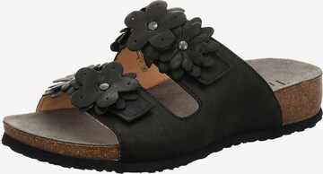 THINK! Mules in Black: front