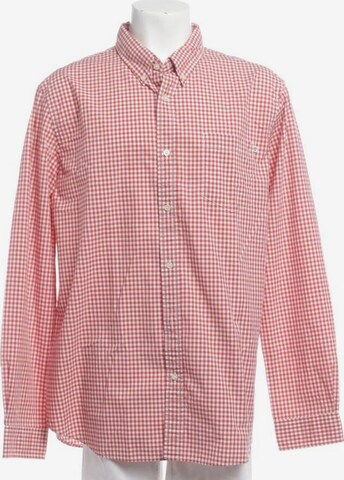 TIMBERLAND Button Up Shirt in XXL in Red: front
