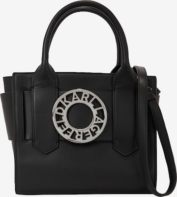 Karl Lagerfeld Τσάντα χειρός 'Disk Small' σε μαύρο: μπροστά
