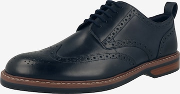 CLARKS Lace-up shoe 'Aldwin Limit' in Blue: front