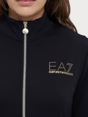 EA7 Emporio Armani - Casaco em moletão em preto