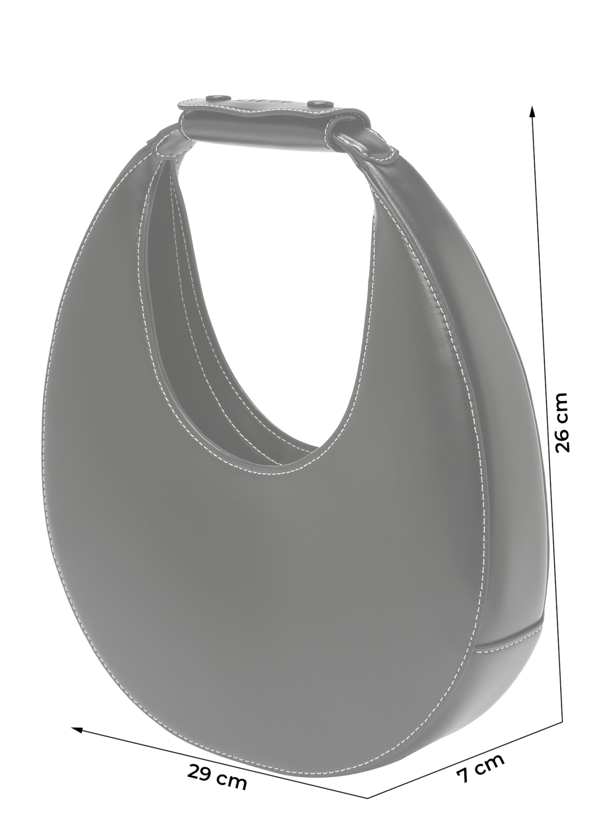 Staud Kézitáska 'MOON' - fekete