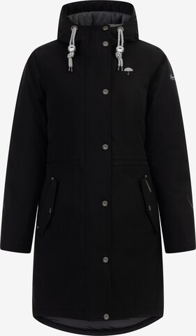 Schmuddelwedda Raincoat 'Penninsula' in Black: front