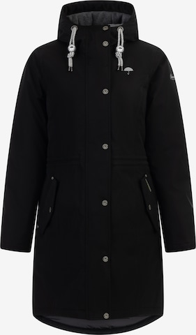 Manteau fonctionnel 'Penninsula' Schmuddelwedda en noir : devant