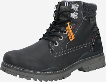 Dockers by Gerli Veterboots in Zwart: voorkant