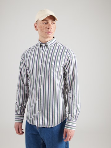 GANT Regular fit Skjorta i grön: framsida