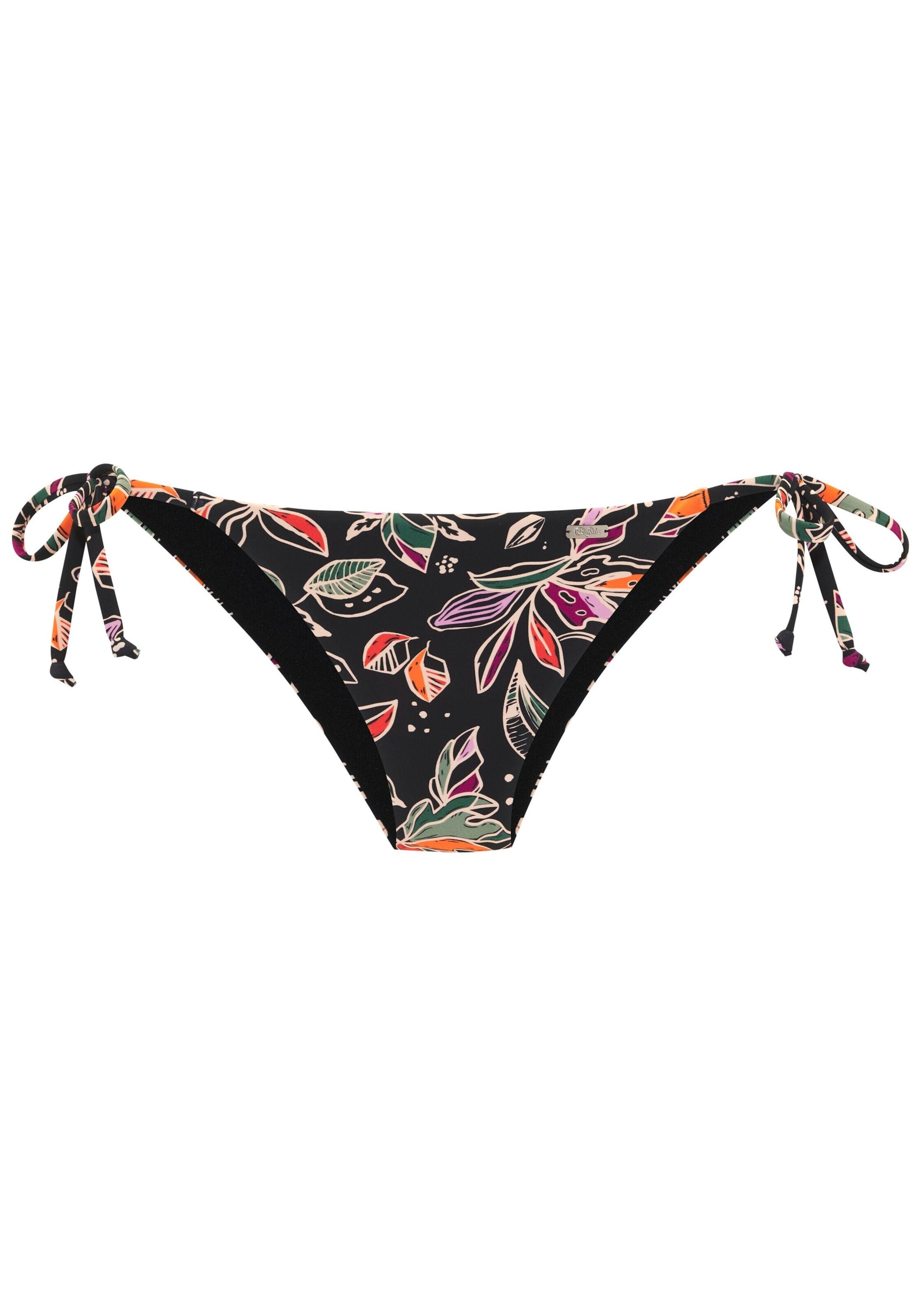 Slip bikini di BUFFALO in nero: frontale