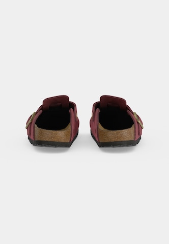 BIRKENSTOCK Pantolette 'Boston' in Rot
